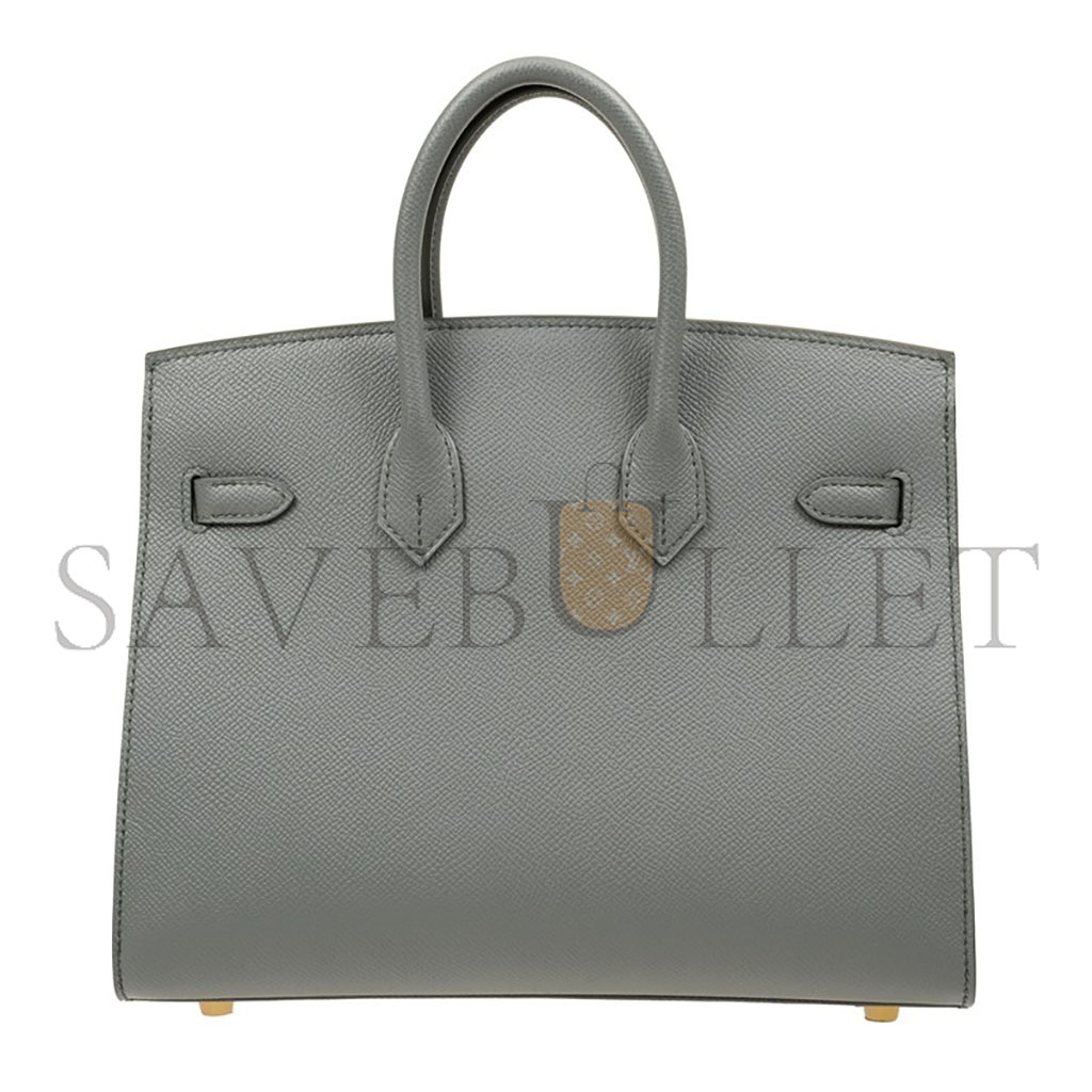 H**mes master birkin 25 epsom leather almond green gold buckle luxury bag bk2563epgpo (25*20*13cm)
